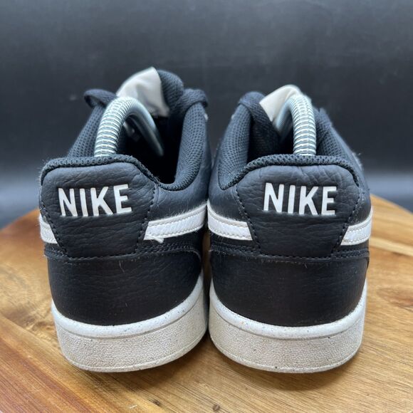 Nike Men's Size 8 Court Vision Low Next Nature DH2987-001 Shoe Black/White - Picture 4 of 8